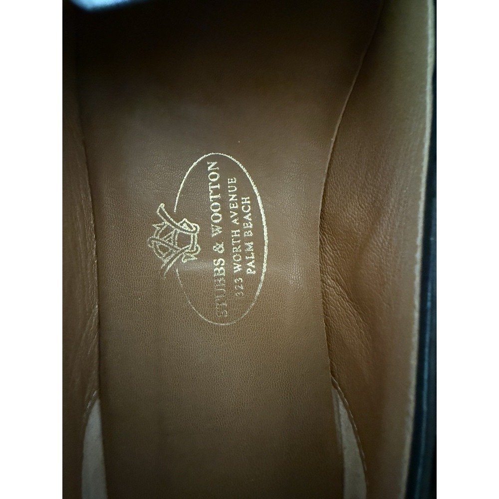 Stubbs & Wootton Palm Beach Needlepoint Loafers Slippers Geometric Women 9.5 - Picture 2 of 16